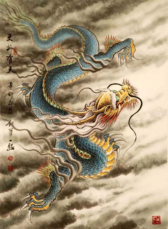 龍?zhí)ь^,龍運(yùn)伴左右，龍身為你繞住好運(yùn)氣!